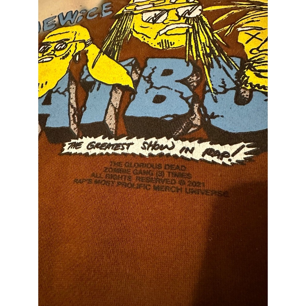 Flatbush Zombies LSD Tie Dye Official Hoodie 2018 Streetwear Hip Hop Trifecta - Picture 3 of 12